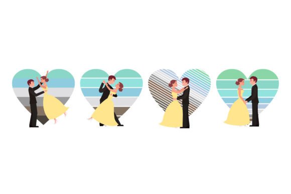 Crafting Timeless Romance: The Wedding Love Couple Font