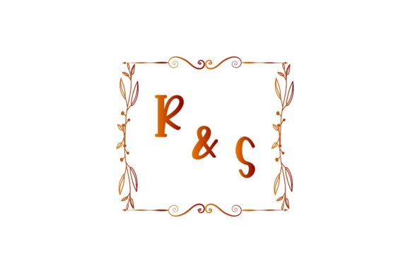 R & S Initial Flower Wedding Invitation Design Guide