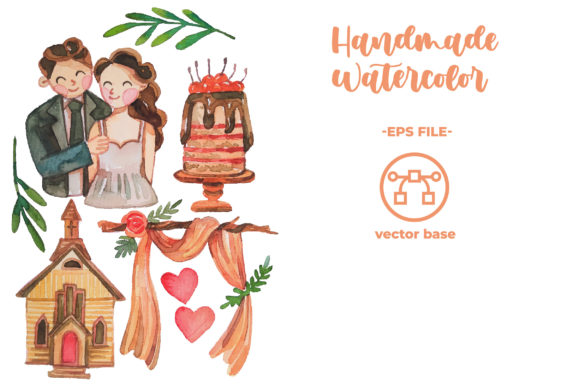 Watercolor Wedding Elements: A Designer’s Guide to Vintage Digital Art