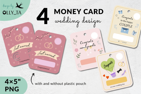 Wedding Money Card Printable Bundle: Designs for Every Gifting Style